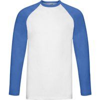 Raglanärmel Langarm-T-Shirt