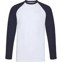 Langärmliges Raglan-Baseball-T-Shirt