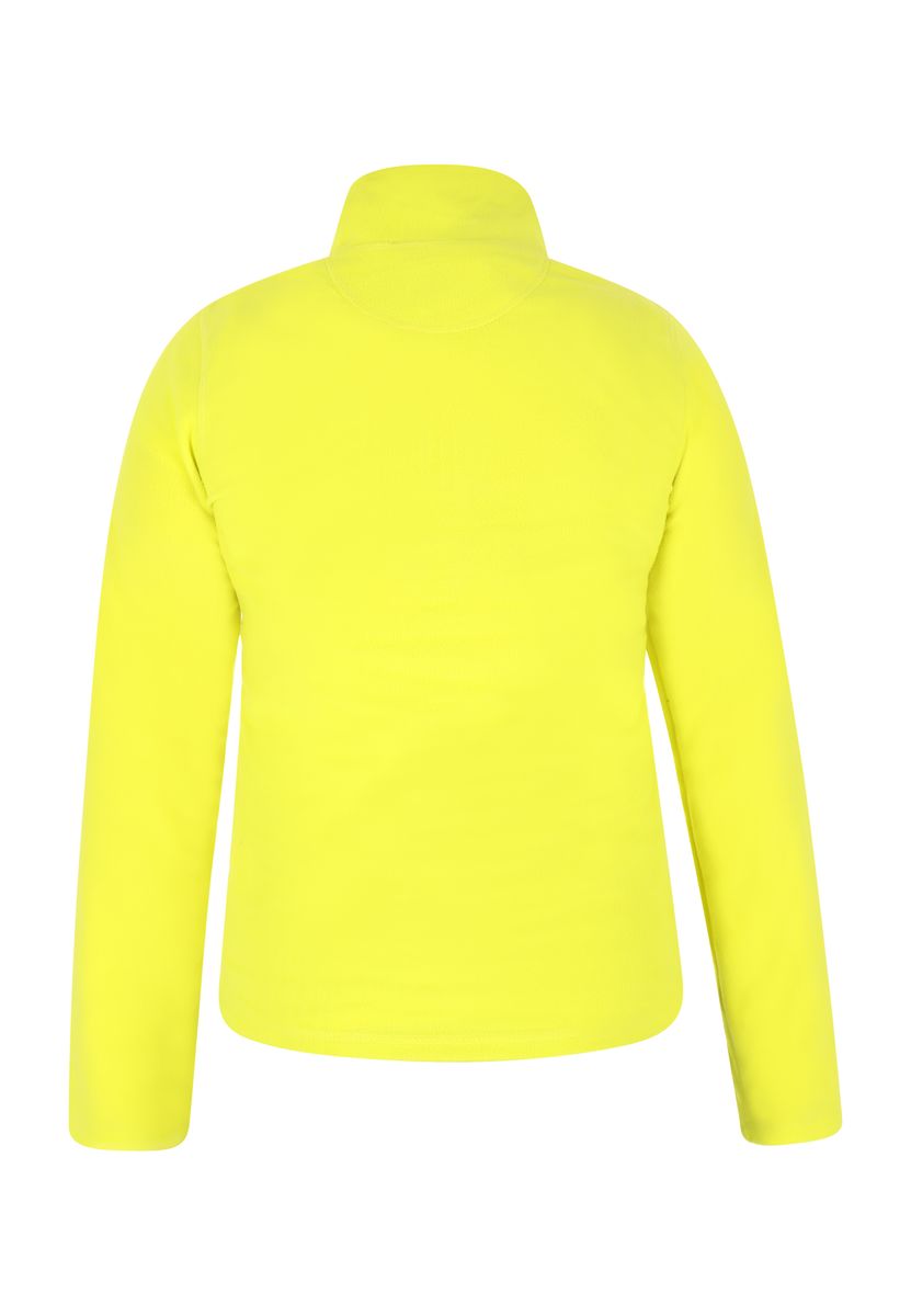 Weicher Fleecepullover mit Viertelreißverschluss