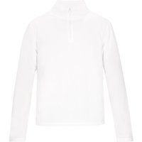 Minimalistischer Fleecepullover mit Reißverschlusskragen