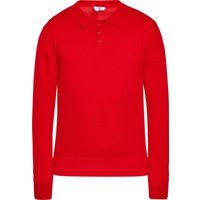 Herren Langarm Polo Pullover