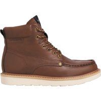 Herren Mokassin Stiefel aus braunem Leder