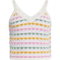 Kurzes Häkel-Strick-Tanktop