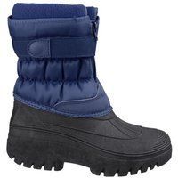 Cotswold Winterstiefel Chase, mit Reiß- und Klettverschluss, für Erwachsene (Marineblau)