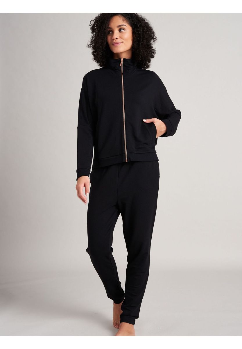 Lässige Sweatjacke mit Reißverschluss