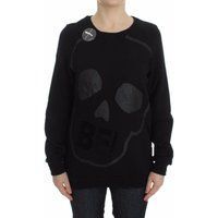 Totenkopf Sweatshirt mit Grafikdruck