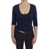 Exte Zip-up Bluse mit drei Viertelärmeln