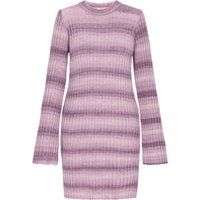 Mymo Kleid Frauen lila mehrfarbig