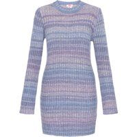 Mymo Kleid Frauen blau mehrfarbig