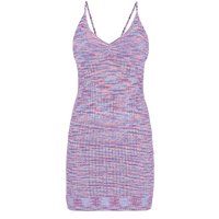 Mymo Kleid Frauen blau mehrfarbig
