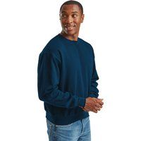Fruit of the Loom - Sweatshirt für Herren/Damen Unisex, Super Baumwolle (Bergblau)