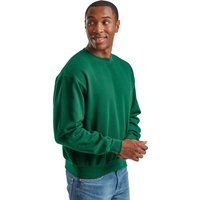 Fruit of the Loom - Sweatshirt für Herren/Damen Unisex, Super Baumwolle (College Grün)