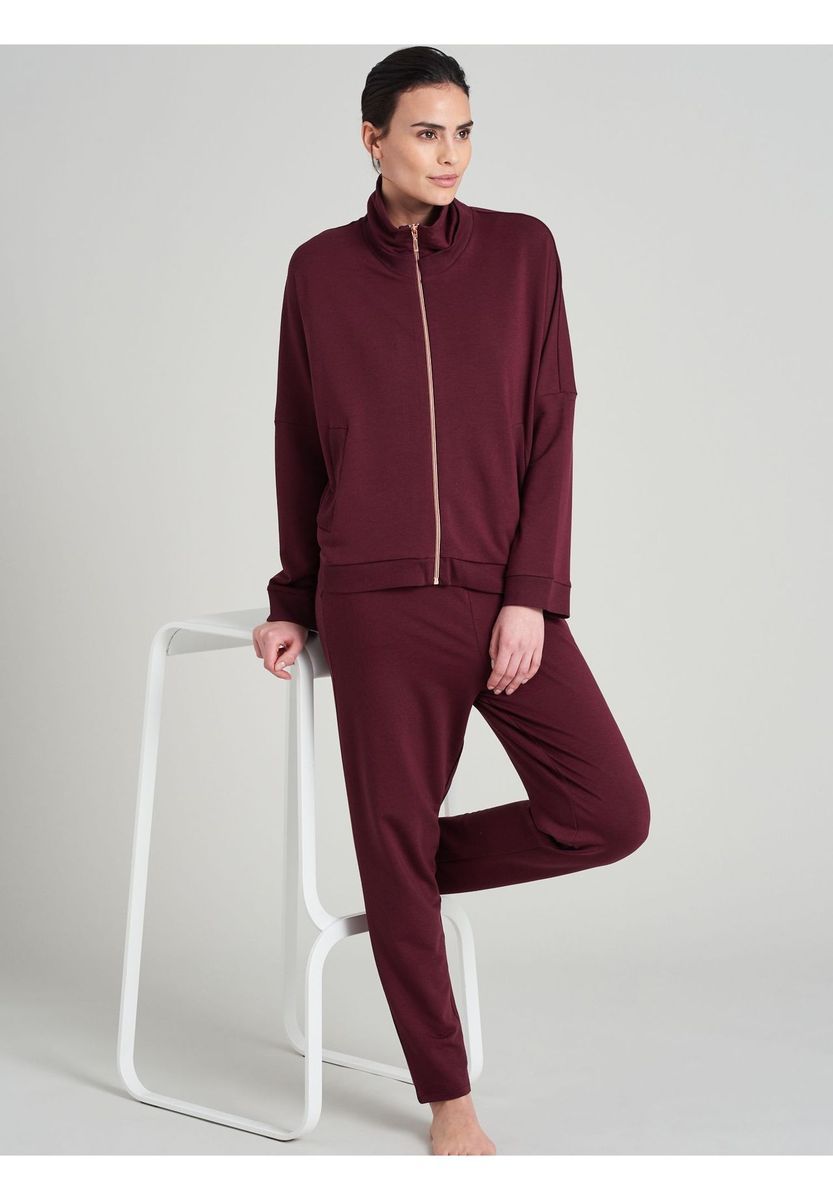 Lässige Sweatjacke mit Reißverschluss