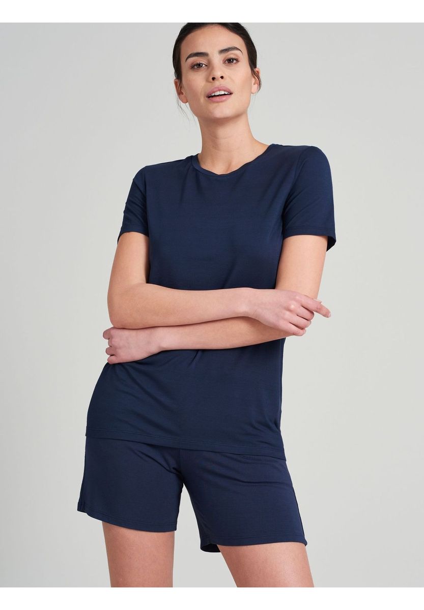 Lässiges Modal Jersey Schlaf-Shirt