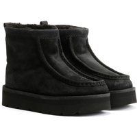 Clarks Originals Meare Rooey Wildleder Damen Schwarz Stiefel