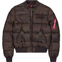Camo Puffer Bomber Jacke