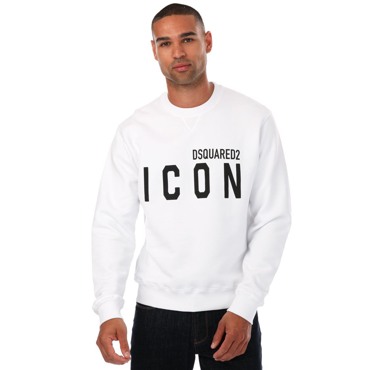 Rundhals-Sweatshirt mit Icon-Logo