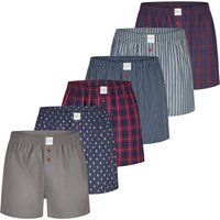 Herren Baumwoll Boxershorts mit klassischem Muster