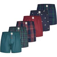 Herren Baumwoll Boxershorts mit klassischem Muster