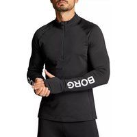 Midlayer Laufshirt mit halbem Reißverschluss