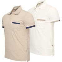Zweierpack Kurzarm-Poloshirts