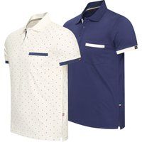 Zweierpack Kurzarm-Poloshirts