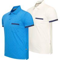 Zweierpack Kurzarm-Poloshirts