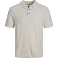 Strukturiertes Strick-Poloshirt