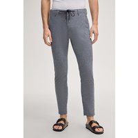 Joop! Jeans Maxton Marine Mélange Chino-Jogginghose aus Leinenmischung