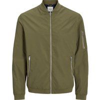Herren Olivgrüne Bomberjacke