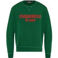 Dsquared2 Milano Logo Grünes Sweatshirt
