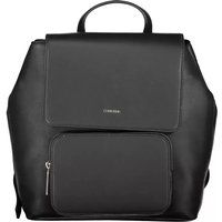 Minimalistischer Rucksack mit Klappe und Tasche