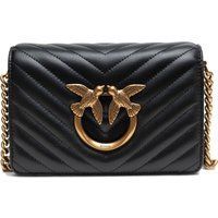 Gesteppte Leder Wallet-on-Chain Tasche