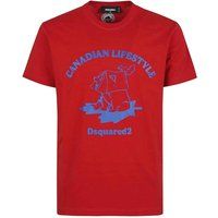 T-Shirt mit Grafikdruck aus Baumwolle