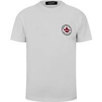 Klassisches T-Shirt mit Rundhalsausschnitt und Grafik