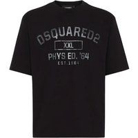 Dsquared2 Schwarzes Phys Ed T-Shirt