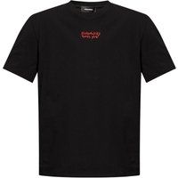 Lässiges Baumwoll-T-Shirt mit Grafikdruck