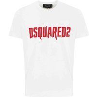 Grafik-Logo Baumwoll-T-Shirt