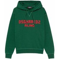 Dsquared2 Milano Logo Baumwoll-Kapuzenpullover