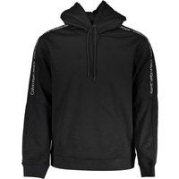 Logo-Band-Besatz-Pullover-Hoodie