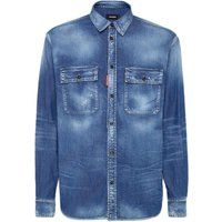 Lässiges Arbeiterhemd aus Denim