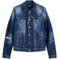 Jeansjacke im Used-Look