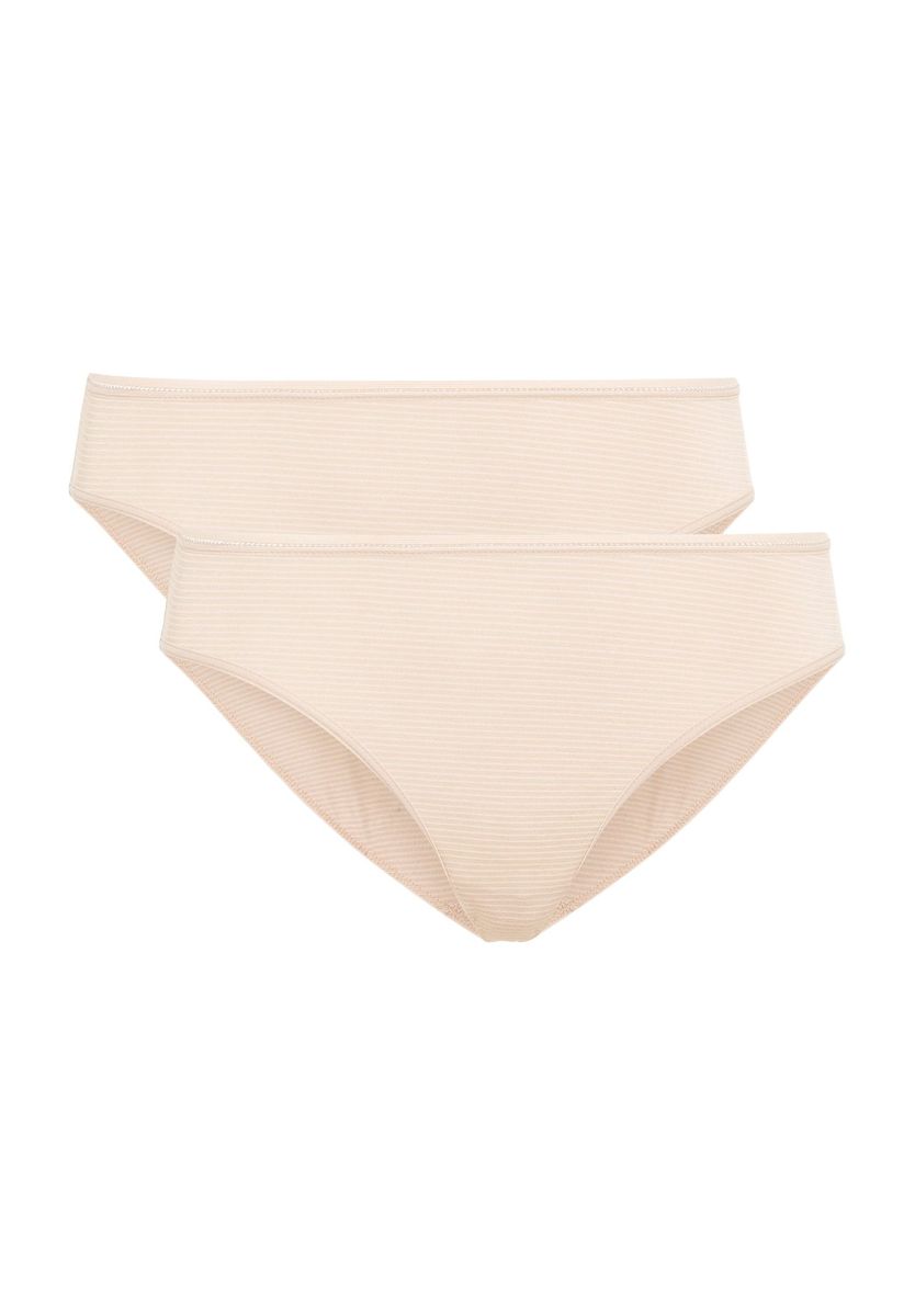 Essential Beige Modal Tai Slips Doppelpack