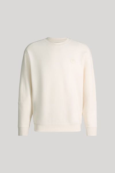 Juanfrancisco Offwhite Rundhals Baumwollmischung Casual Sweatshirt Unisex