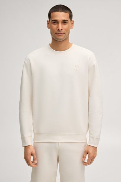 Minimalistisches Sweatshirt mit markanten Teilungsnähten