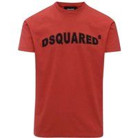 Dsquared2 Logo Grafik Baumwoll-T-Shirt