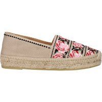 Blumenbestickte Espadrilles