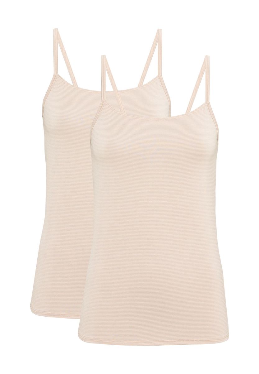 Klassisches Spaghetti-Träger Tank Top Set