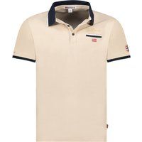 Herren Poloshirt mit Kontrastbesatz