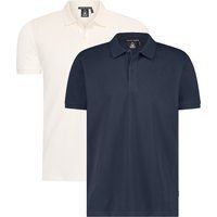 Klassisches Zwei-Pack Baumwoll-Poloshirt-Set